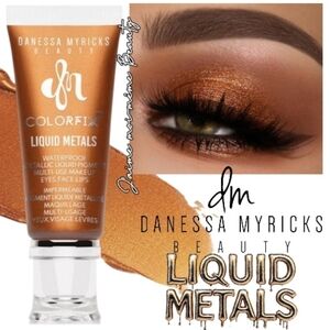 Danessa Myricks Beauty Liquid Metal Cream Copper Pigment For Eyes Lips Cheeks